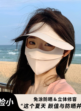 3D立体全脸防晒冰丝面罩