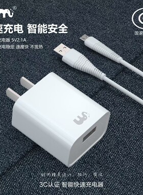 3CCC认证5V2A适用于安卓苹果乐视type-c智能手机ipad平板充电器USB单头快充充电头3C插头线品牌盒装工厂直销