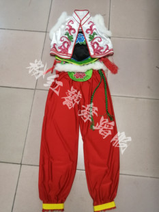 虎妞头饰演出服古典舞蹈服装中考包邮/虎妞/东北秧歌扇子舞艺考级