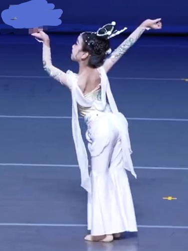 捣药仙2026弹力裙舞蹈服艺考儿童