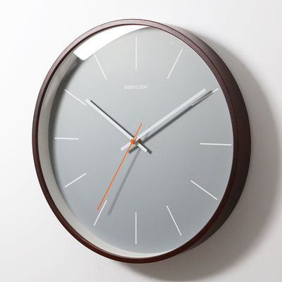 静音挂钟客厅大厅办公室家用石英钟挂墙墙上现代简约挂钟家用挂墙