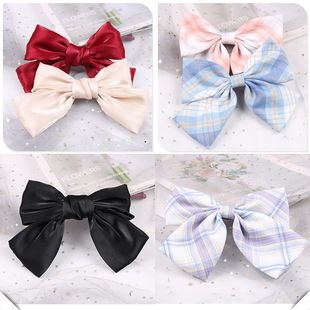 发夹周扬青同款 弹簧夹头饰 大蝴蝶结发卡韩国网红超仙发饰顶夹韩版