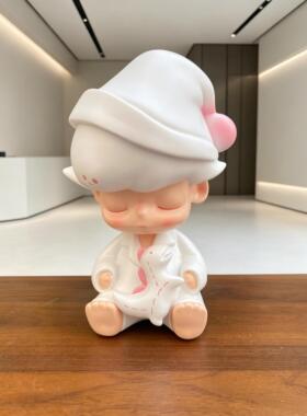 泡泡系列30厘米抱抱龙摆件客厅玄关电视柜家居装饰品乔迁新居礼物