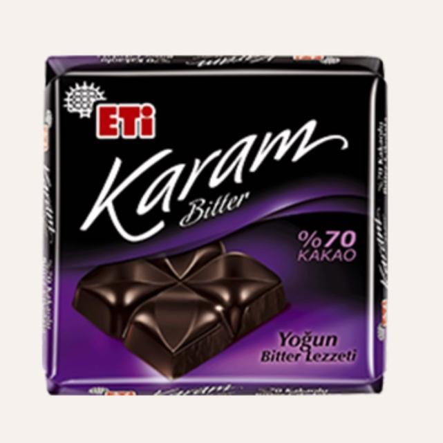 土耳其零食高浓度黑巧克力ETI