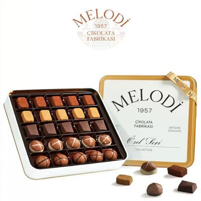 土耳其进口MELODI松露巧克力 250克 25颗粒装铁盒 生日礼物伴手礼