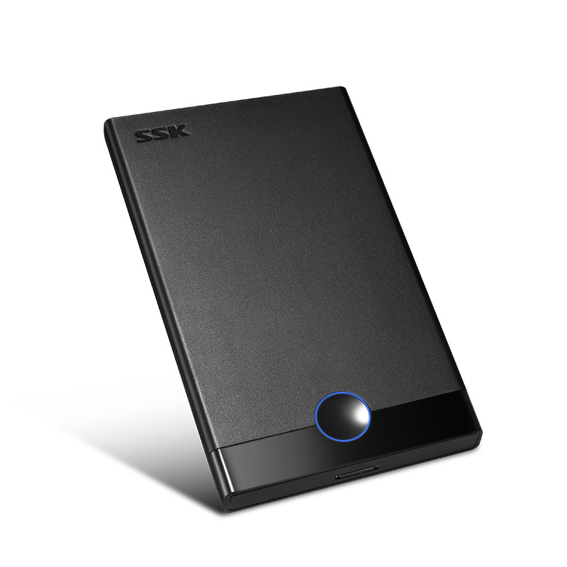 SSK BIAOWANG 고속 모바일 하드 드라이브 상자 금속 USB3.0 외부 노트북 2.5인치 SATA|기계식|SSD 솔리드 스테이트 직렬 포트 범용 하드 드라이브 상자 외부 보호 쉘 HEV300