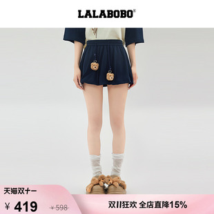 【玩偶熊系列】LALABOBO 半裙套装夏新款女原创潮短裙A字裙子