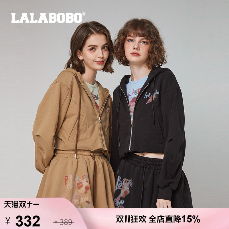 卫衣女新款早秋连帽美式潮外套