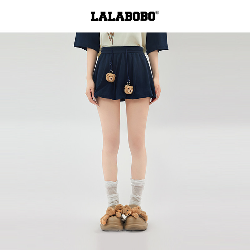 【玩偶熊系列】LALABOBO26年半裙套装夏新款女原创潮短裙A