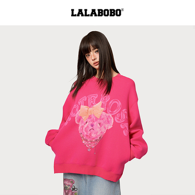 LALABOBO甜美印花上衣