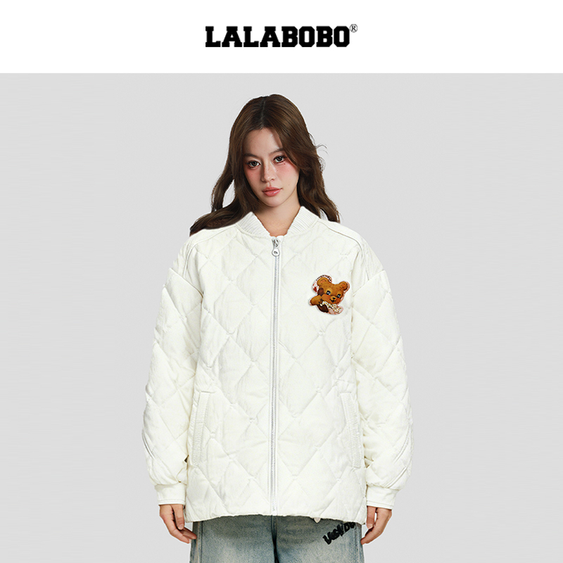 LALABOBO立体小熊羽绒服