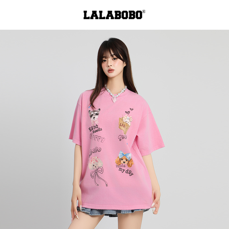 LALABOBO萌宠狗狗短袖T恤