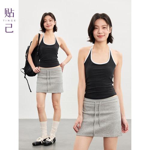 GymStretch撞色系绳吊带背心
