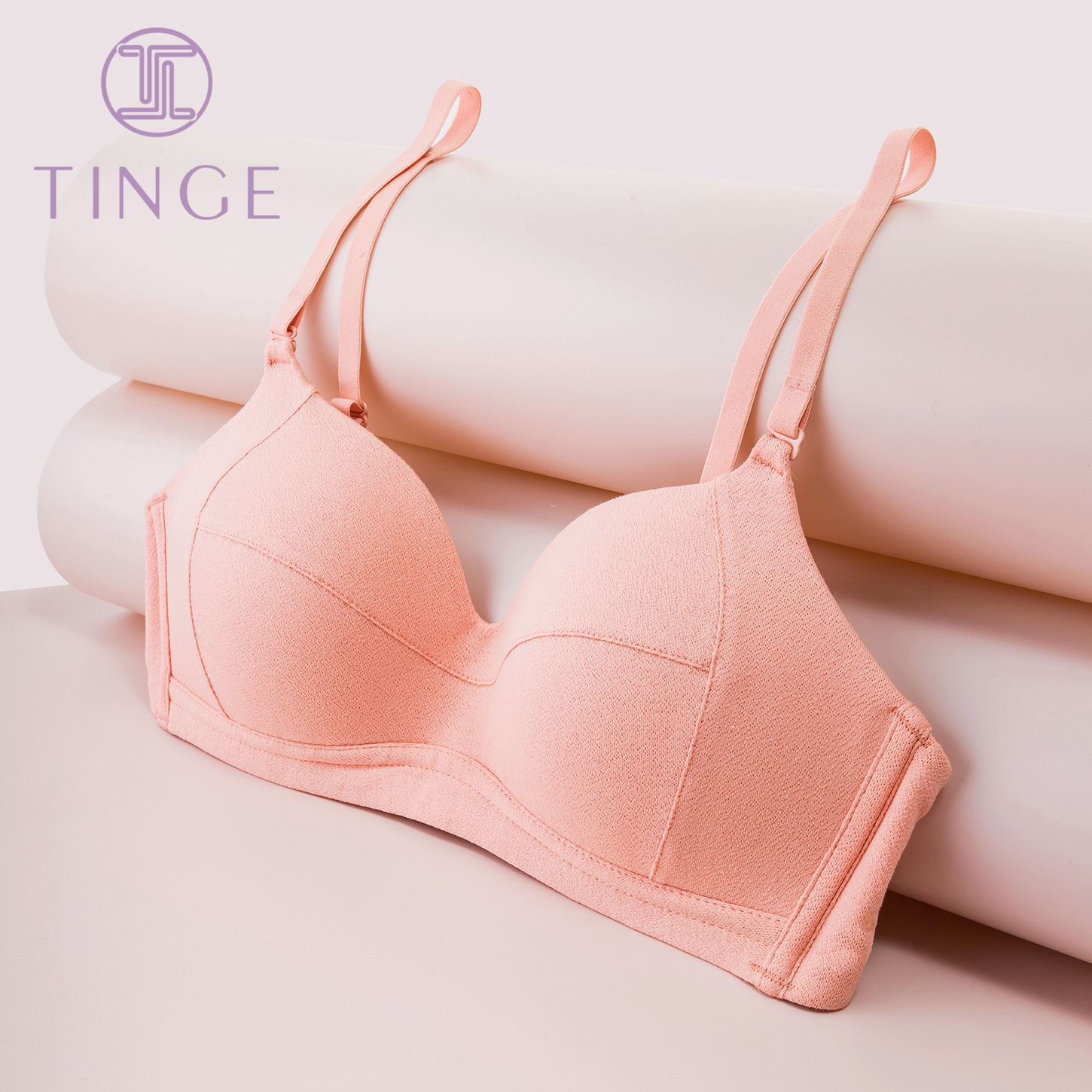TINGE薄款性感美背文胸内衣聚拢