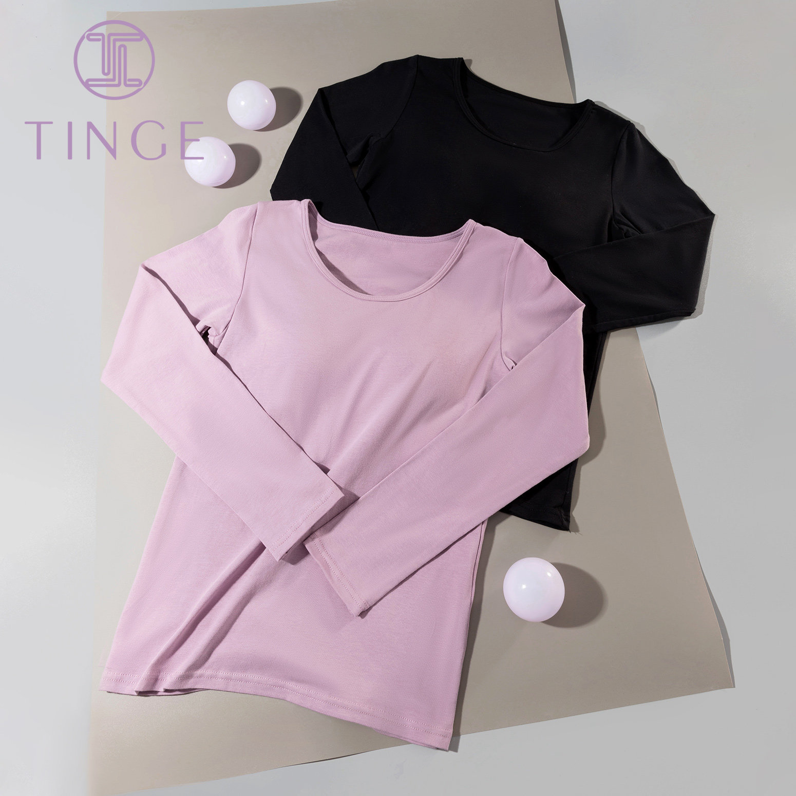 TINGE XINJIANG LONG-STAPLE COTTON CUP INTEGRATED COTTON BOTTOM INNER AUTUMN AND WINTER HOME CLOTHES PAJAMAS WOMEN CAN WEAR OUTSIDE