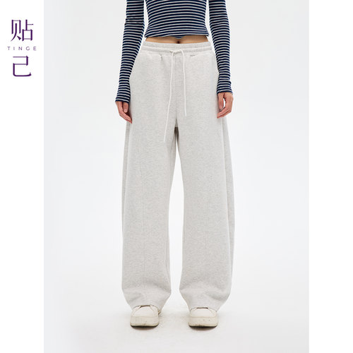 空气层拼接运动瑜伽弯刀裤