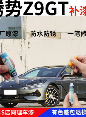腾势Z9GT月华银补漆笔汽车划痕修复防锈自喷漆星耀黑皓月米青紫色