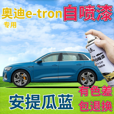 奥迪e-tron补漆笔安提瓜蓝汽车