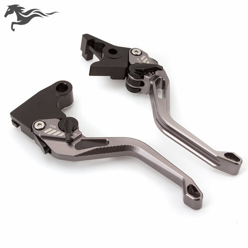 适用光阳racing H150/X150 AK550一代改装刹车牛角手把手柄拉杆