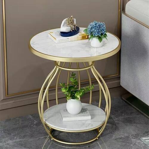 定制意式轻奢现代岩板小茶几岩板