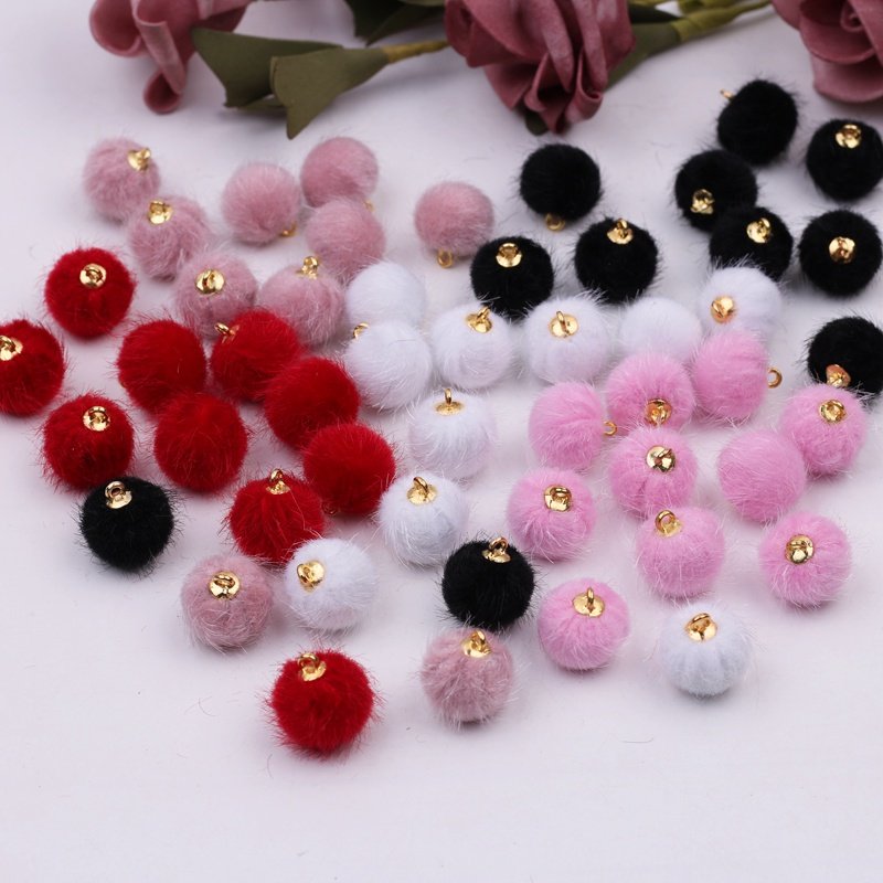 马毛球仿水貂毛球吊坠挂件 毛绒挂坠吊饰diy古风饰品配件发饰材料,饰品/流行首饰/时尚饰品新,其他DIY饰品配件,淘宝优惠券,粉丝福利购,淘宝优惠卷