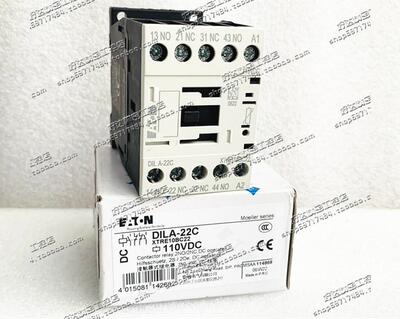 原装EATON伊顿穆勒直流接触器 DILA-22C  DIL A-22C  DC110V 现货