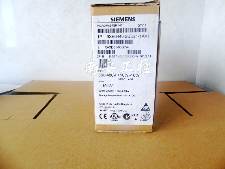 变频器6SE6440-2UD17-A1/6SE6440-2UD21-1AA1全新原装