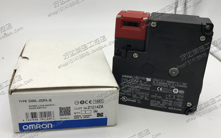 D4NL-1DFA-B D4NL-2DFA-B D4NL-4DFA- B欧姆龙安全开关 现货正品