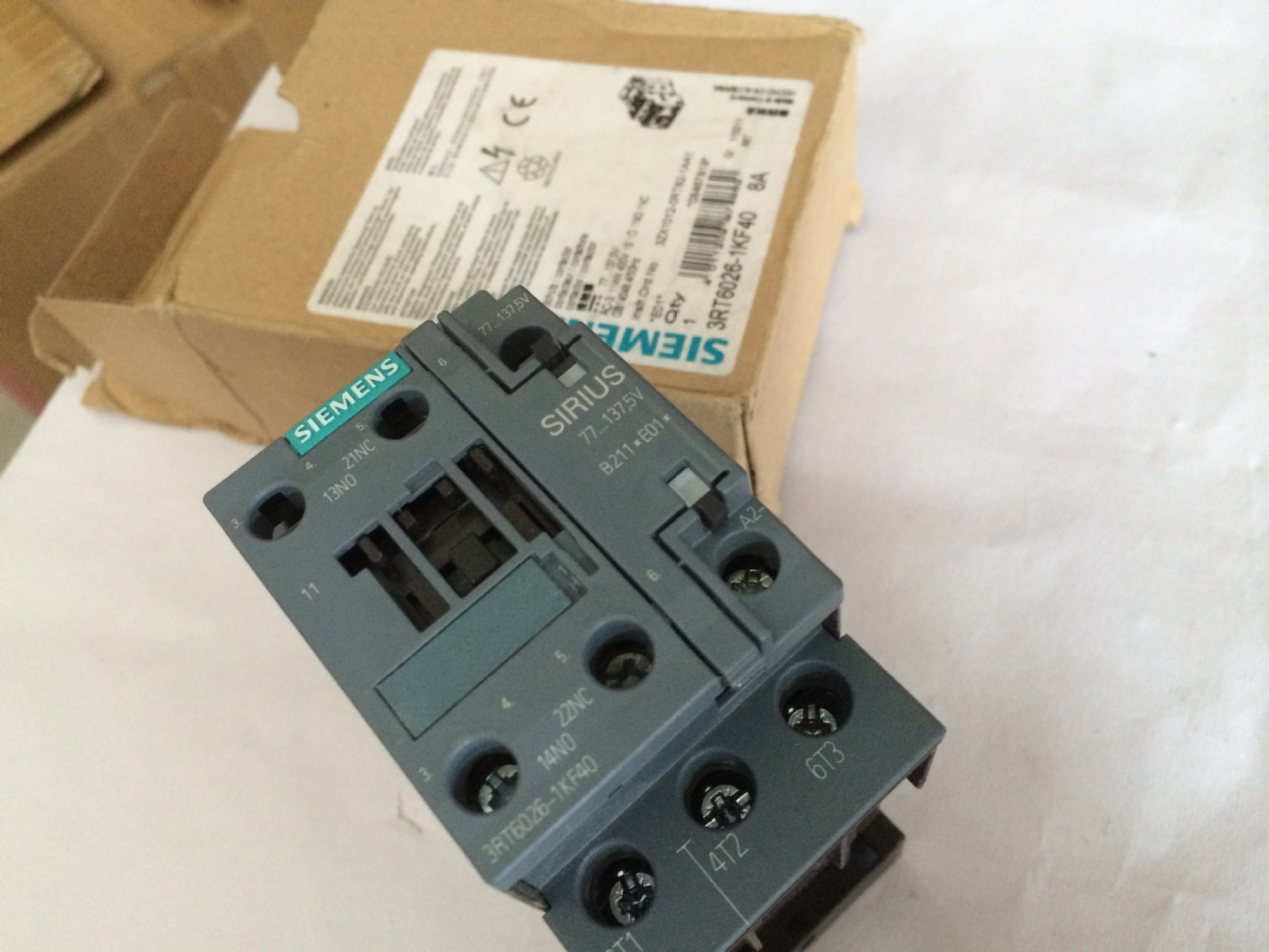 供应原装全新西门子接触器3RT6026-1KF40