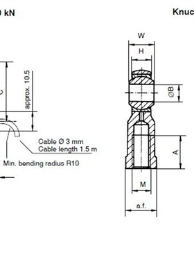 德国HBM U9B/U9C测力传感器多种规格可选
