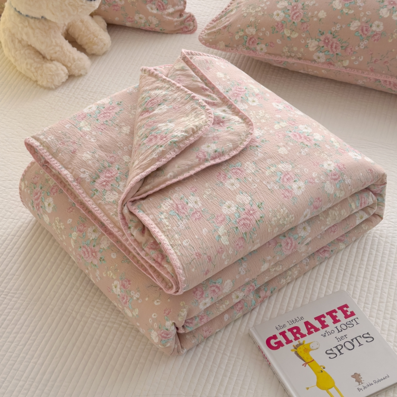 A类双层纱夏凉被子宿舍单人学生空调被芯新款夏季薄款夏被可机洗,床上用品,化纤被,淘宝优惠券,粉丝福利购,淘宝优惠卷