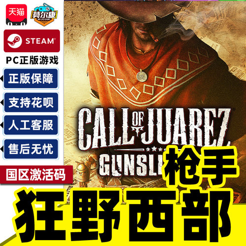 Steam 狂野西部枪手 Call of Juarez 国区激活码CDKey PC正版游戏