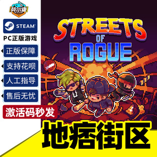 steam 地痞街区 国区激活码 key Streets of Rogue PC游戏正版中文