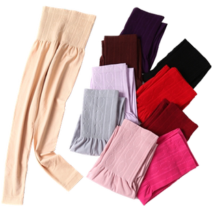 秋裤女薄款保暖裤高腰收腹打底裤衬裤单件棉毛裤美体紧身线裤内穿
