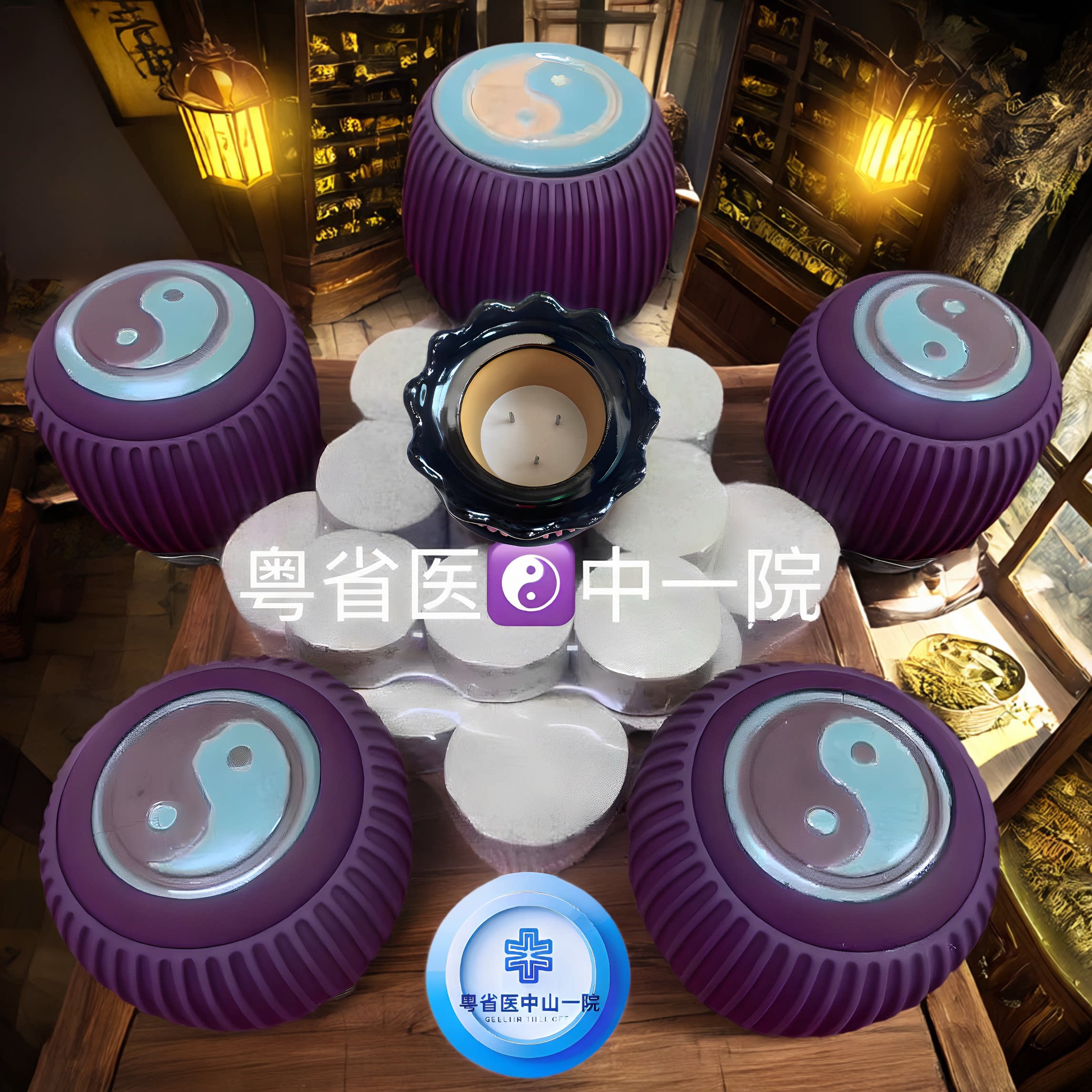 古法特色传承外热敷火龙罐综合灸疗法院用专用艾灸腰背部三伏灸