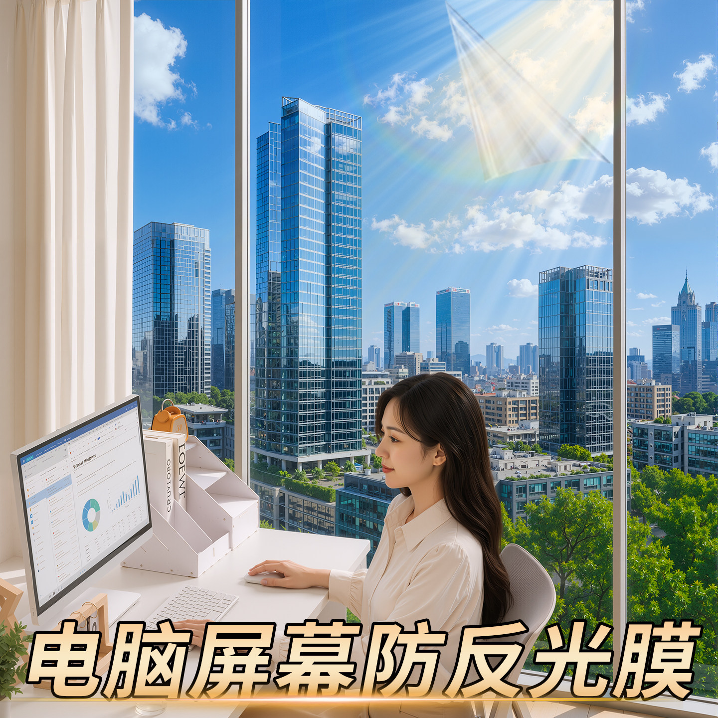 电脑屏幕防反光膜隔热膜