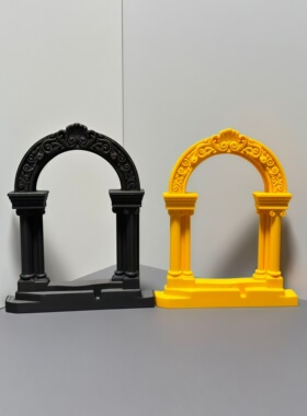 娃屋手工DIY配件 欧式罗马柱拱门模型吧唧托配件痛包痛板背景
