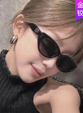 窄框墨镜珂盾高级感防晒复古女