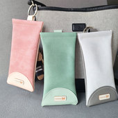 2025新款 眼镜收纳袋自动闭合便携女可挂包太阳镜墨镜手提袋眼镜盒