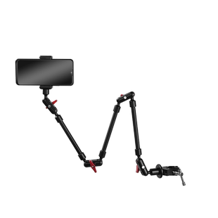 【多角度旋转】多功能金属悬臂手机支架平板电脑通用懒人桌面床头架子直播美食拍照拍摄俯拍专用夹支撑架