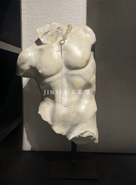 中古风法式欧式人物雕塑雕像做旧人像艺术古典人体摆件售楼处饰品