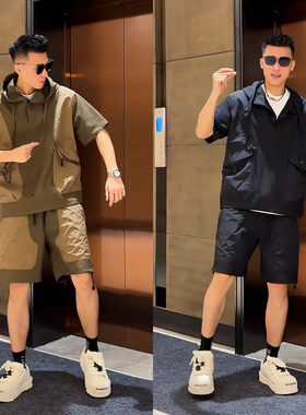 夏季男士潮流时尚休闲套装