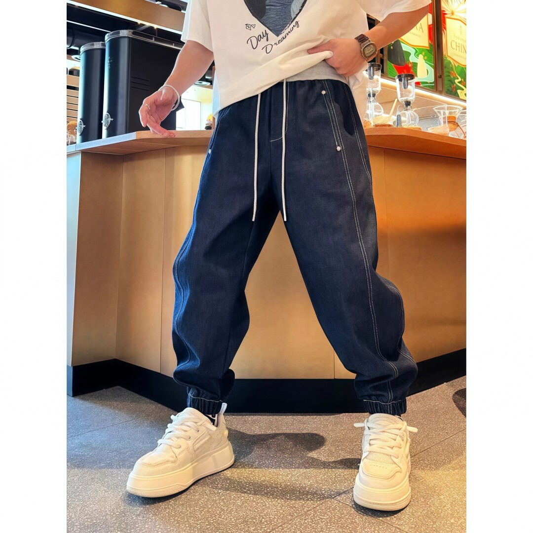 春季新款男士休闲牛仔裤