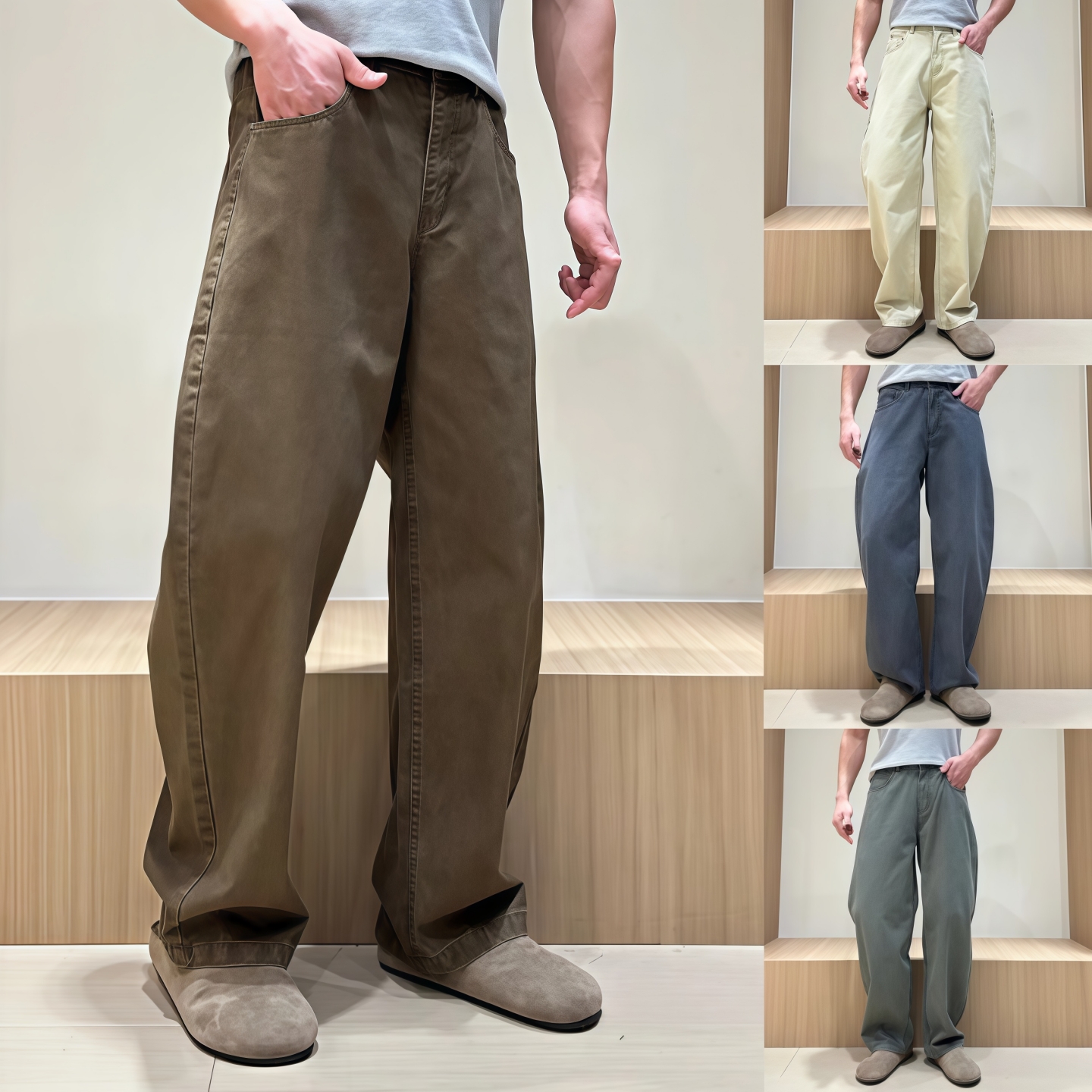 秋季男士休闲裤长裤直筒裤