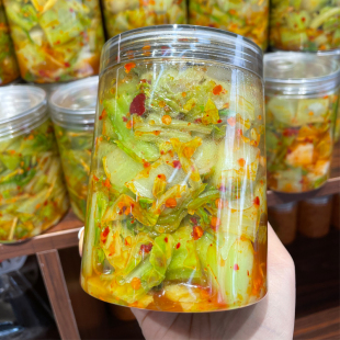 远安冲菜冲鼻菜芥菜开瓶即食凉菜下饭菜农家自制凉拌菜小菜瓶装
