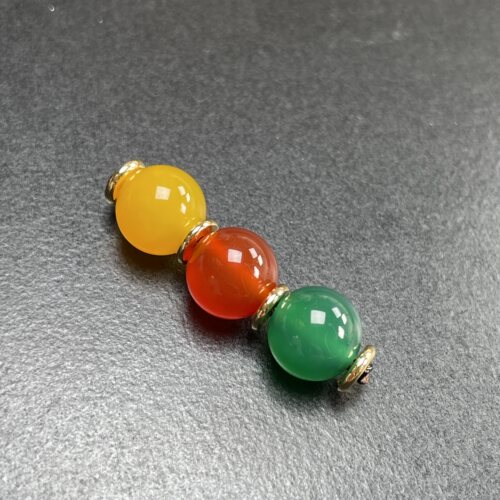 原矿天然红绿灯配珠尺寸8mm10mm可搭配小尺寸迷你款配饰
