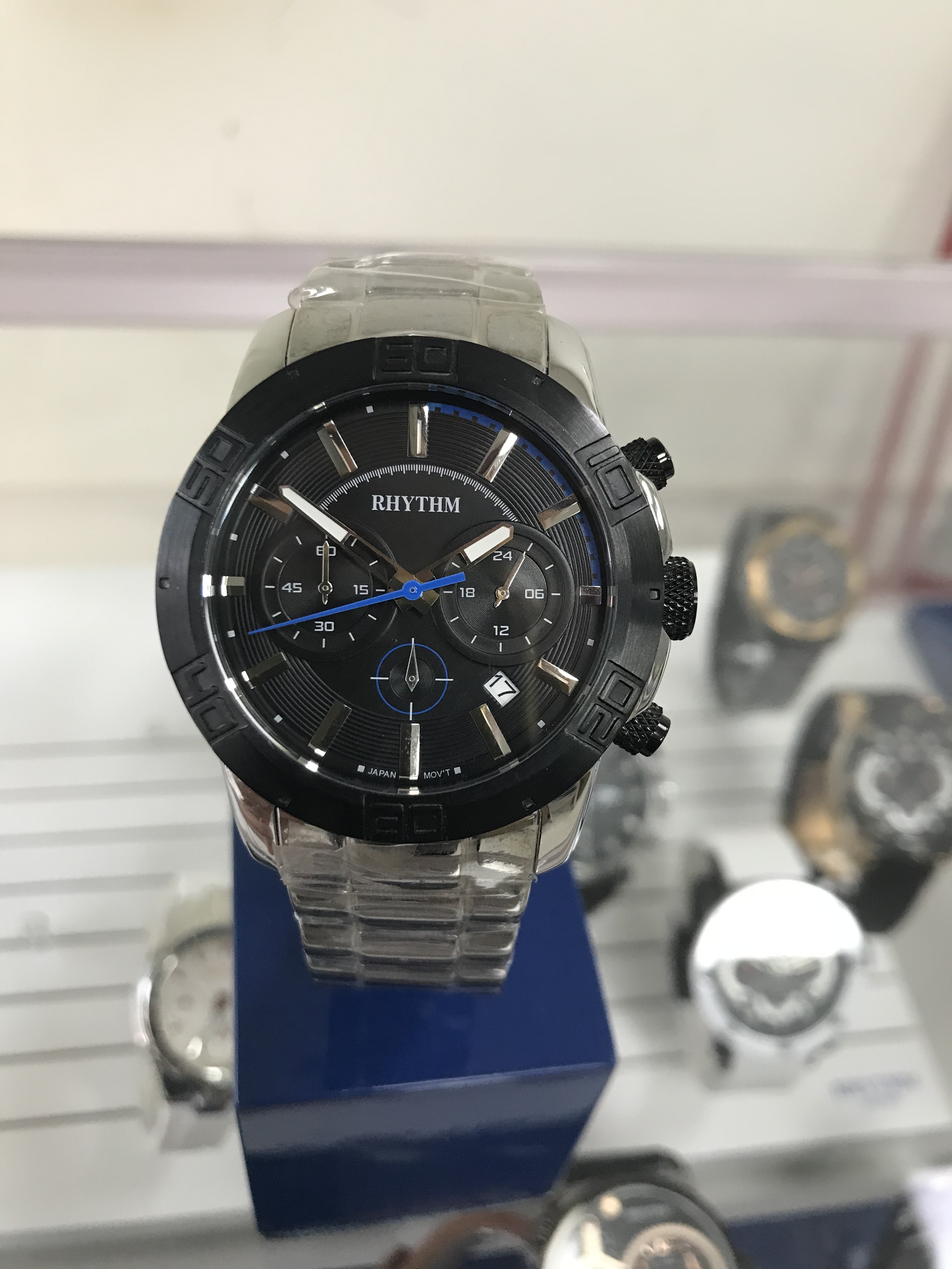 丽声新款男士石英运动手表日韩腕表44mm