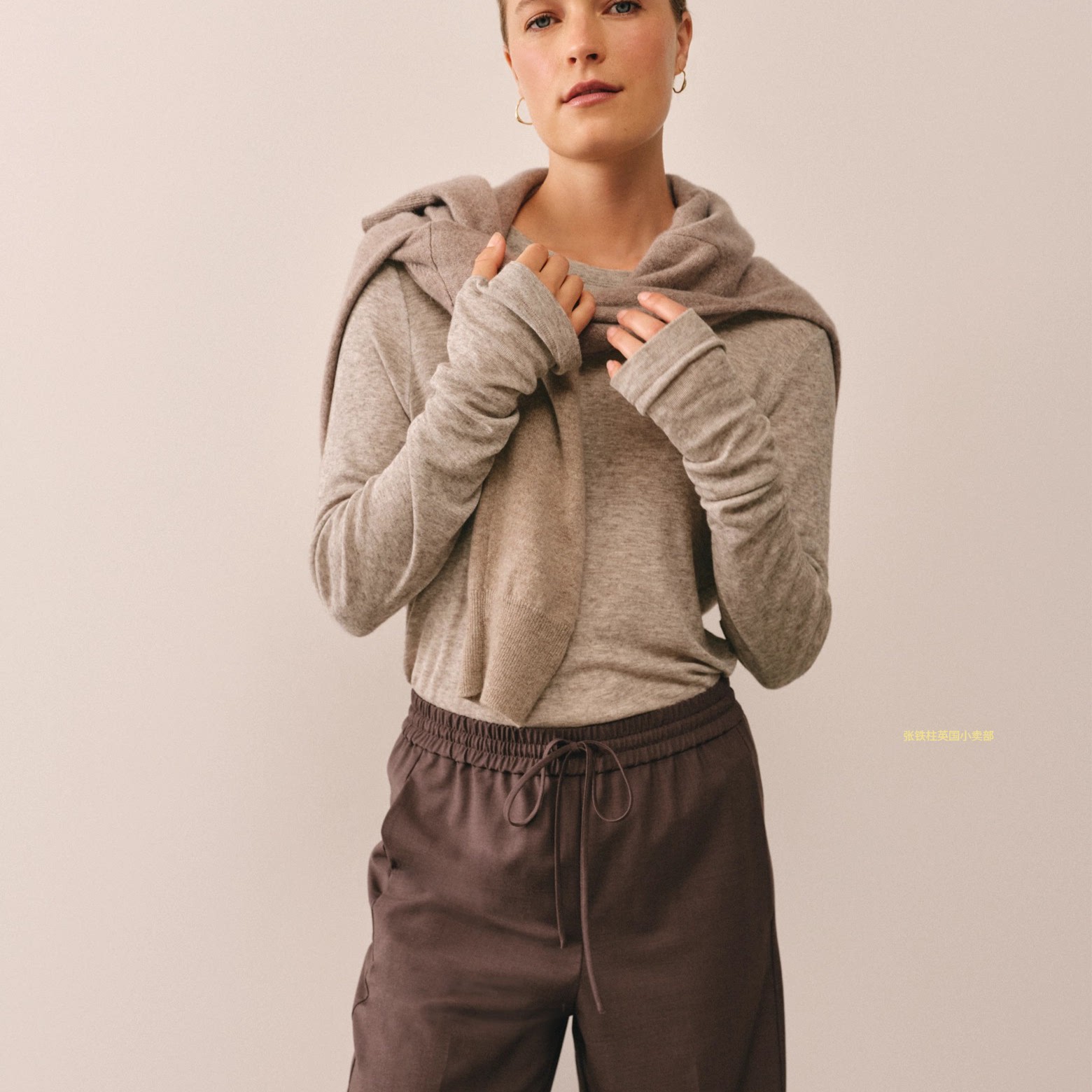 The white company英国代购女士莫代尔针织衫毛衣羊毛休闲秋冬