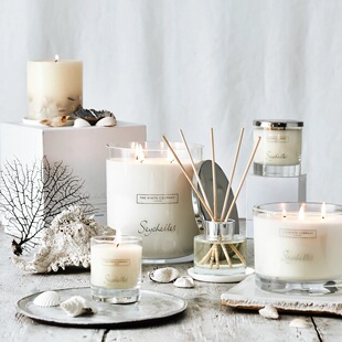 the white company英国代塞舌尔藤条香薰蜡烛杏仁香草 Seychelles