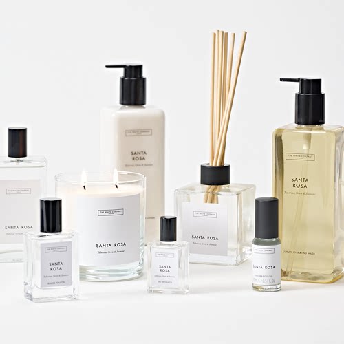 the white company英国代购santa rosa玫瑰花香香氛洗护手霜蜡烛